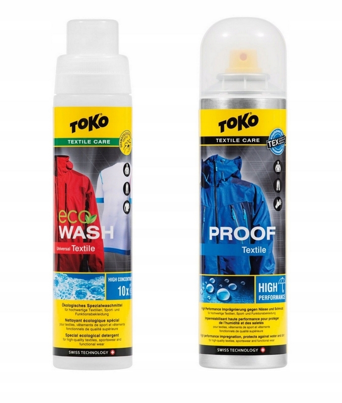 Toko Eco Textile Wash + PROOF TEXTIL 250ml sada